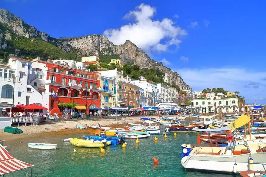 Marina Grande kikötő Capri Capri