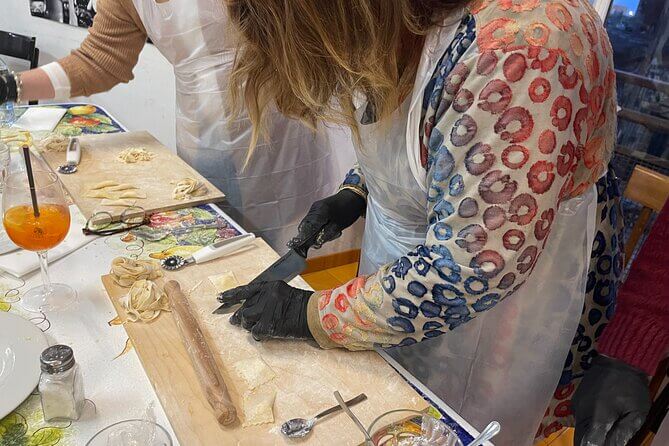 tésztakészítő workshop Nápoly